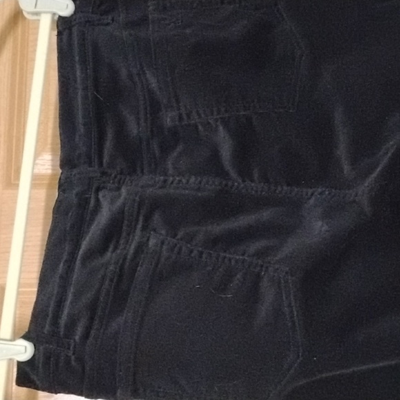 EUC Liz Claiborne Black Corduroy Flare Pants Size 10 - Picture 6 of 6